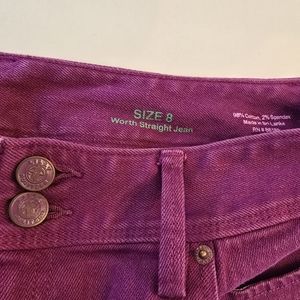 Lilly Pulitzer High Rise Jeans in Purple